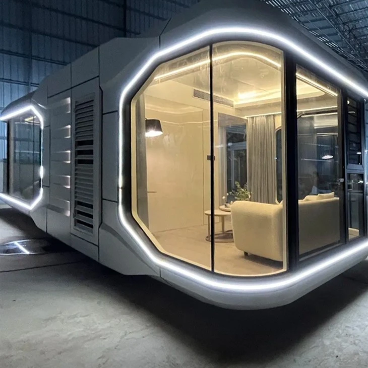 Sci-fi prefabricated capsule room Sci-fi prefabricated capsule room